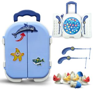 Wembley Magnetic Fishing Game for Kids Rechargeable Fish Cat…