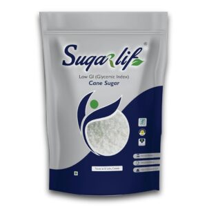Sugarlif LOW Gi Sugar- Orignal Product of Dr. C K Nandagopalan - Herbal Cane Sugar-Free From Chemicals, Artificial Sweetener Substitute, Low Glycemic Index (1 Kg) - (Pack of 1)