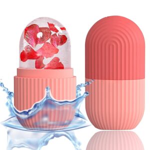 ANTIL'S Face Ice Roller for Men & Women β Reusable & Unbreakable Face Massager for Glowing Skin, Puffy Eyes & Relaxation β Ice Cube Roller for Skin Care (Multicolor)