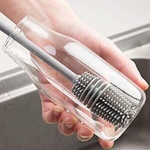 Raxon Innovation Long Handle Silicone Bottle Cleaner Brush f…