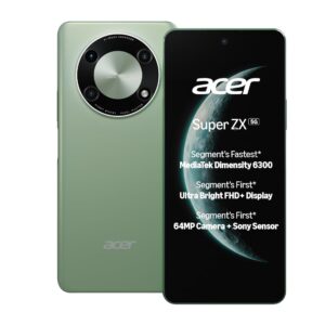 Acer Super ZX 5G (Cosmic Green, 8GB RAM, 128GB Storage) | 12…