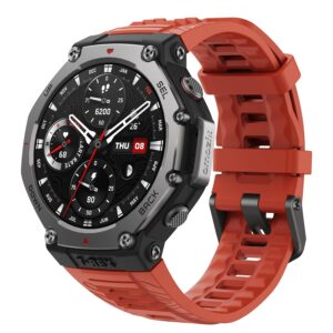 Amazfit T-Rex 3 Outdoor Rugged Military 48mm Smart Watch, Bu…