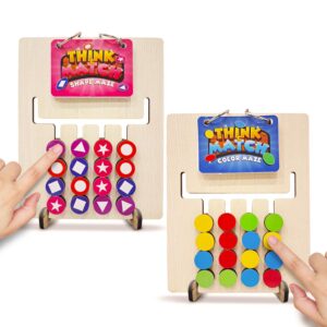 Wembley Montesori Slide Puzzle Game Toys for 4+ Year Boy 2 i…