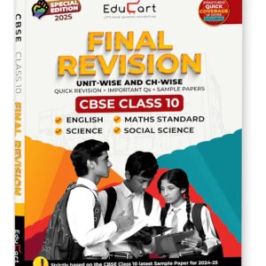 Educart CBSE Class 10 Final Revision Book 2025 – Maths + Sci…